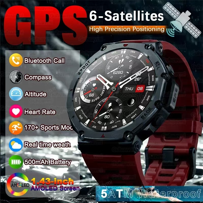 Smartwatch Faces - Reloj Inteligente North Edge T-Rex Ultra