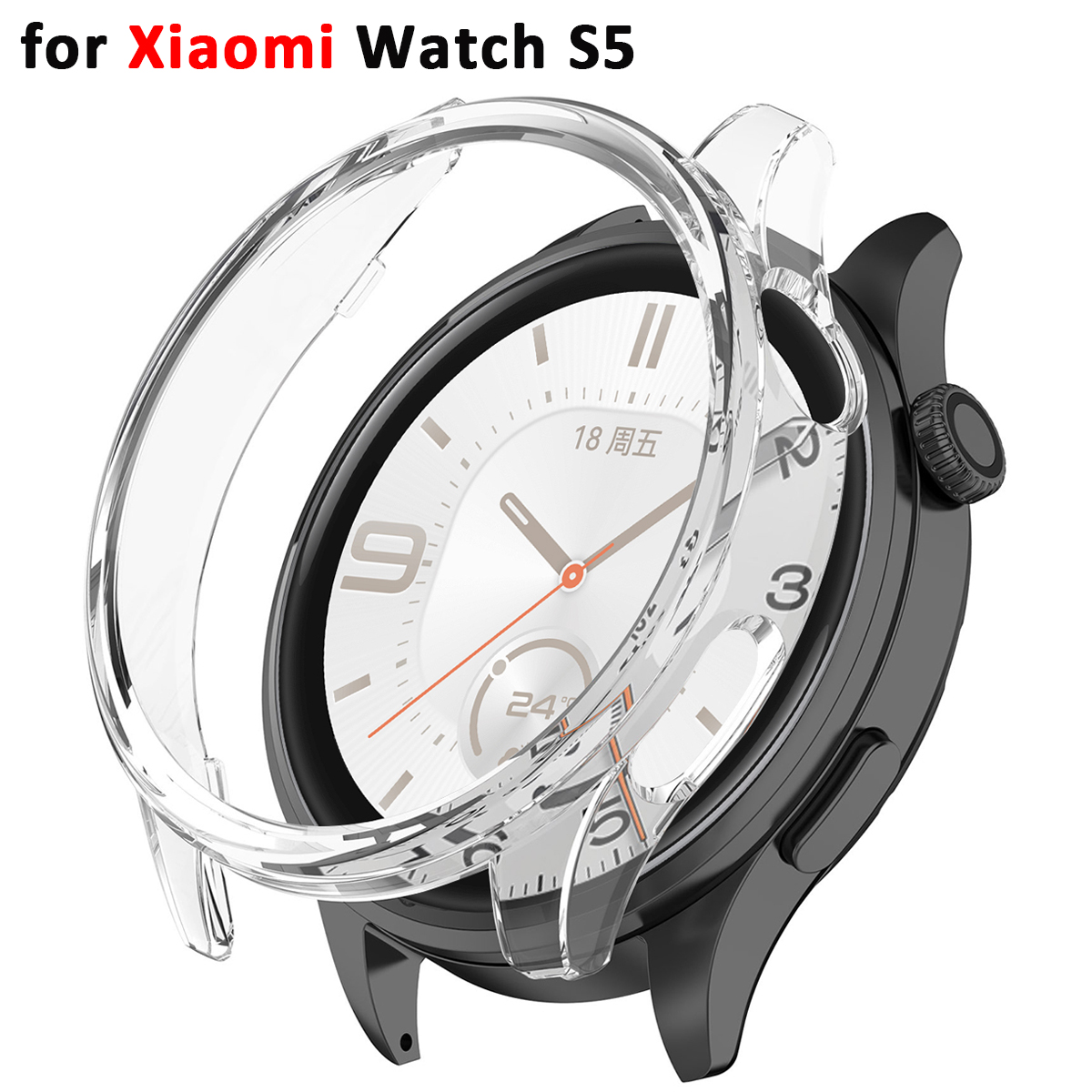 Xiaomi Smartwatch S4 Accessories - Funda hueca para PC para Xiaomi