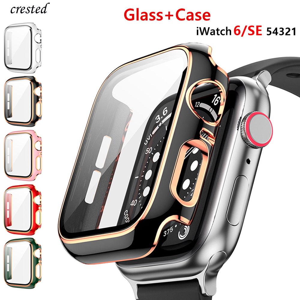 Apple Smartwatch Accessories - Vidrio + cubierta para Apple Watch