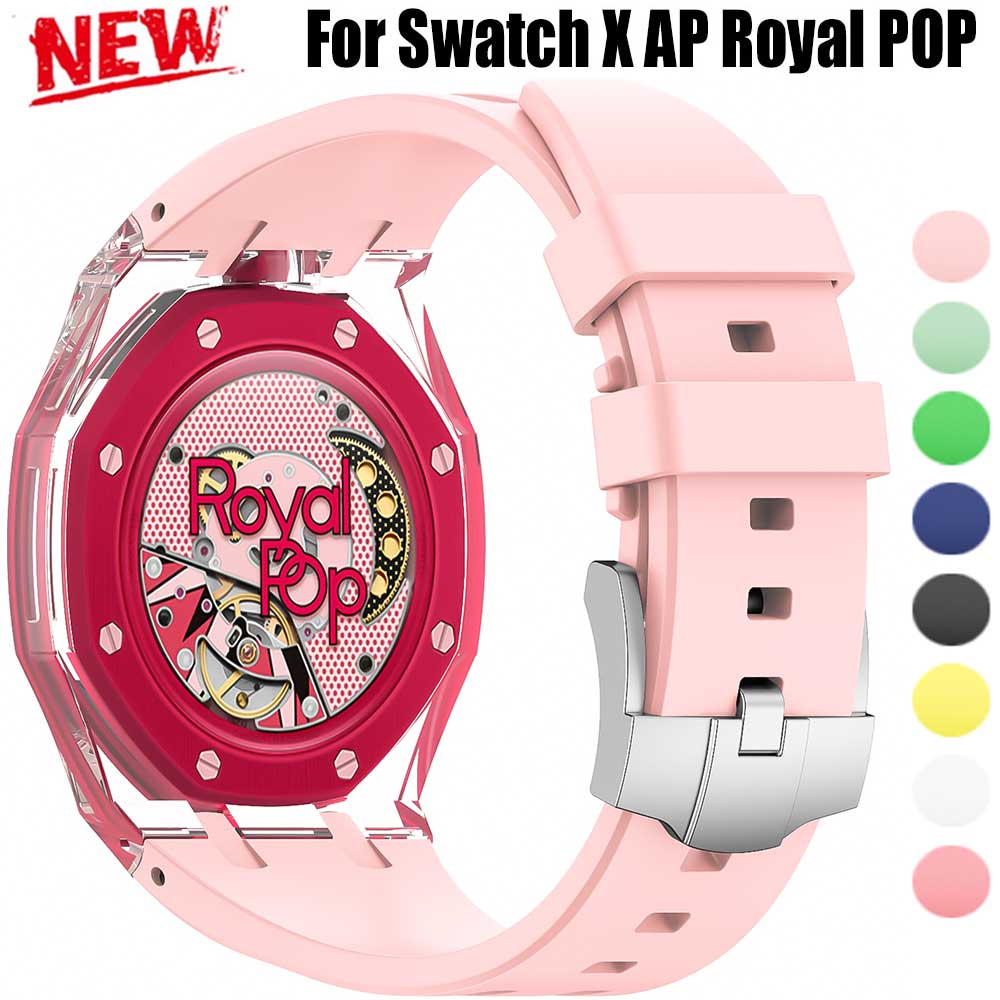 Smartwatch X - Correa de silicona colorida para Swatch