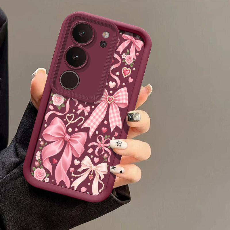 Vivo X200 - Funda para teléfono con diseño floral