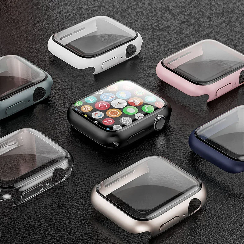 Vidrio templado + cubierta par - Apple Smartwatch Accessories reseña y precio
