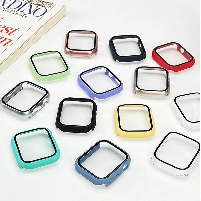 Vidrio templado + cubierta par - Apple Smartwatch Accessories reseña y precio