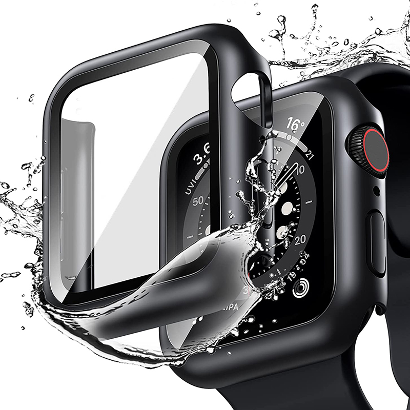 Vidrio templado + cubierta par - Apple Smartwatch Accessories reseña y precio