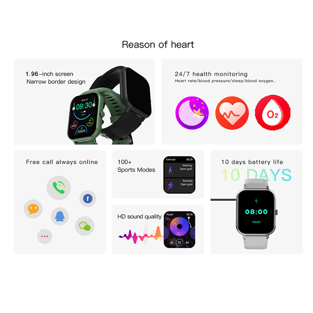 Reloj inteligente ZL54C para h - Smartwatch Faces reseña y precio