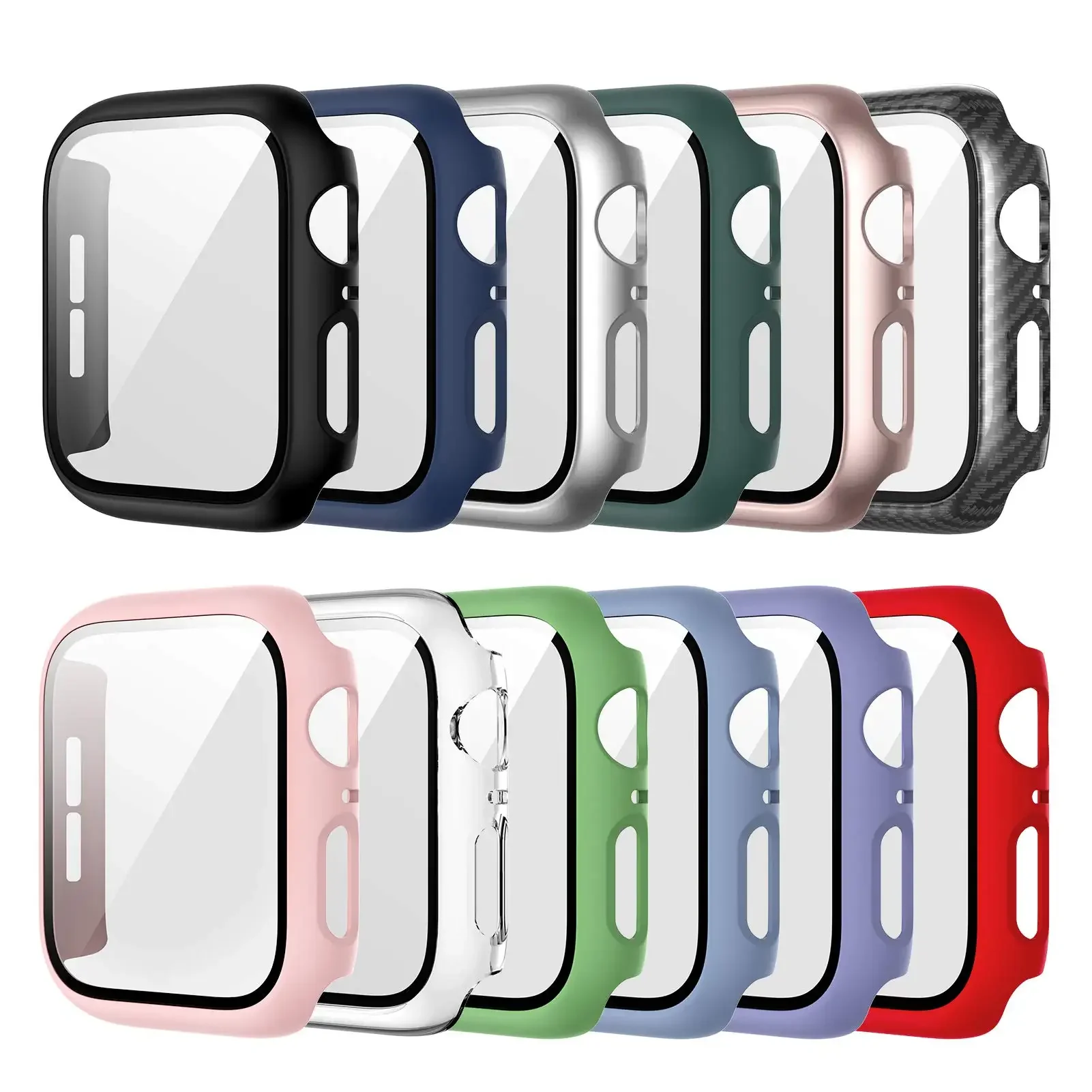 Vidrio templado + cubierta par - Apple Smartwatch Accessories reseña y precio