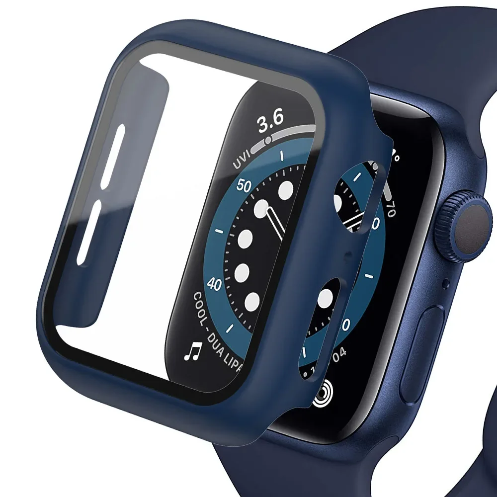 Vidrio templado + cubierta par - Apple Smartwatch Accessories reseña y precio