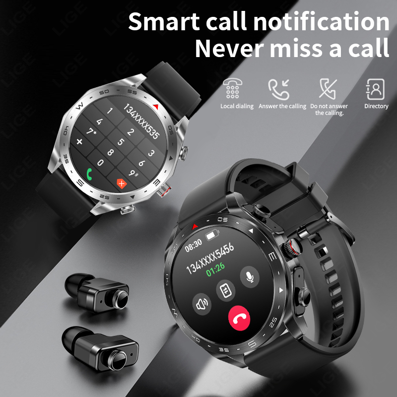 LIGE-reloj inteligente con aur - Smartwatch Store reseña y precio